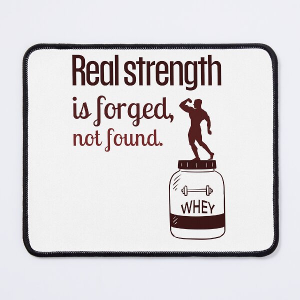 Item preview, Real strength is forged, not found. - whey red designed and sold by Weknes.