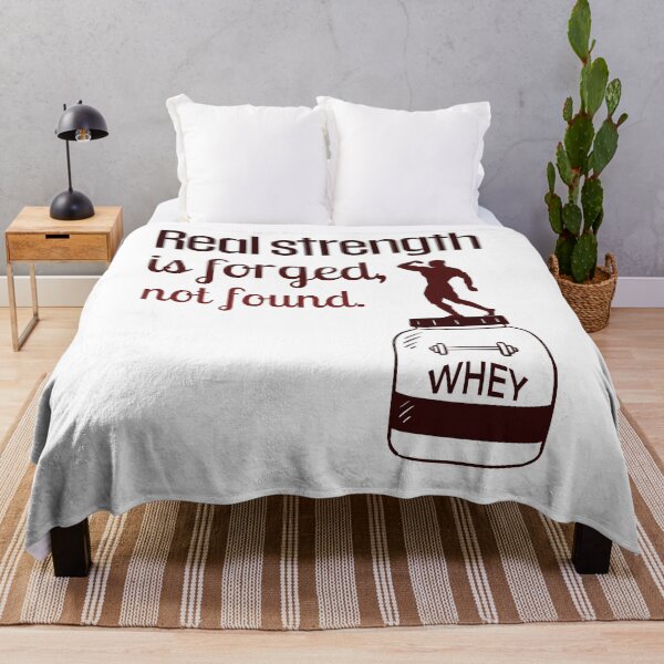 Item preview, Real strength is forged, not found. - whey red designed and sold by Weknes.