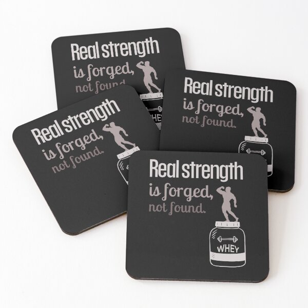 Item preview, Real strength is forged, not found. - whey brown designed and sold by Weknes.