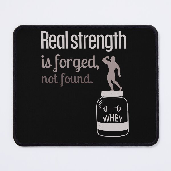 Item preview, Real strength is forged, not found. - whey brown designed and sold by Weknes.