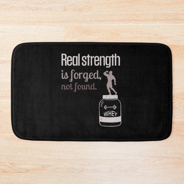 Item preview, Real strength is forged, not found. - whey brown designed and sold by Weknes.
