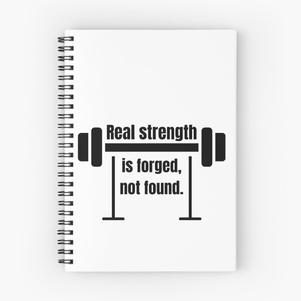 Item preview, Real strength is forged, not found. - barbells black designed and sold by Weknes.