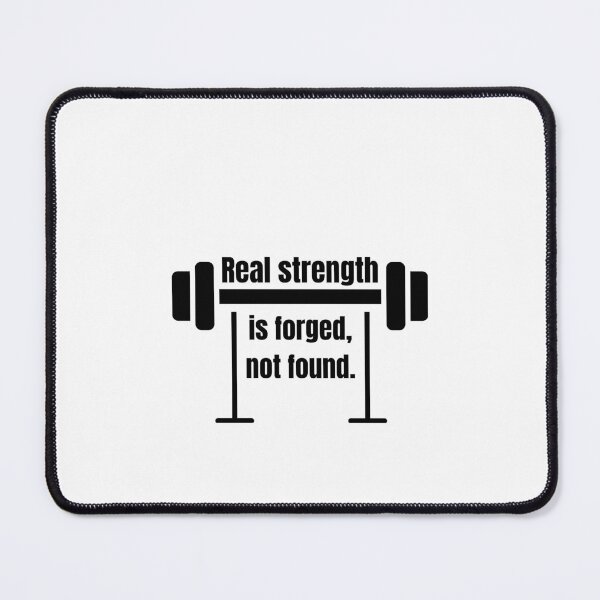 Item preview, Real strength is forged, not found. - barbells black designed and sold by Weknes.