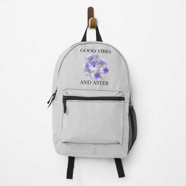 Item preview, Good Vibes and Purple Aster Flowers Bouquet designed and sold by luckyhue.