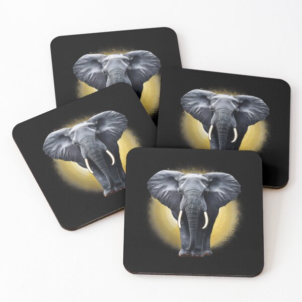 Item preview, Golden Elephant art designed and sold by DZ-Merch.