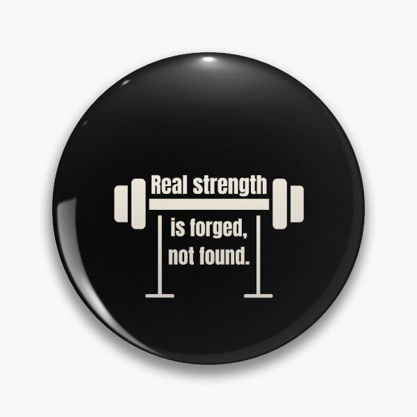 Item preview, Real strength is forged, not found. - barbells white designed and sold by Weknes.
