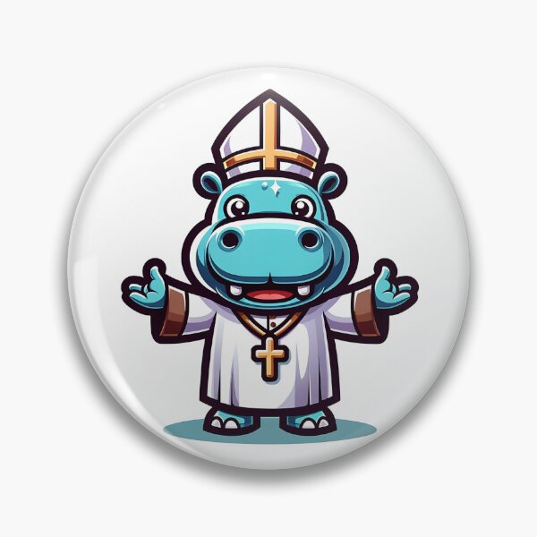Item preview, Hippo Pope: Blessings at the Vatican designed and sold by 0penvimark.