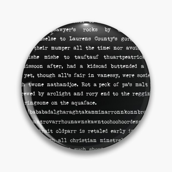 Aperçu de l'œuvre Texte blanc - Finnegane wake de James Joyce créée et vendue par Raphael Shochat.
