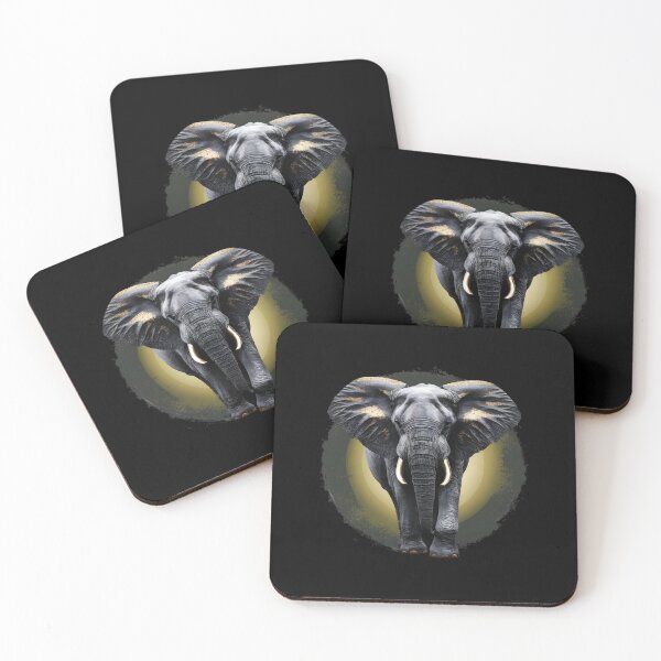 Item preview, Golden Elephant art designed and sold by DZ-Merch.