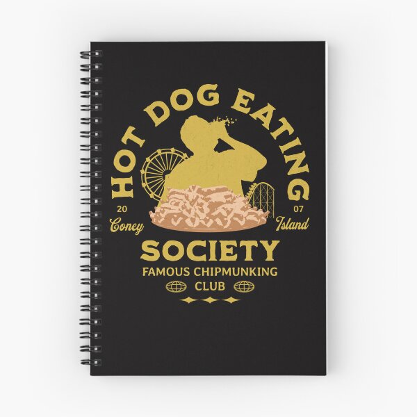Item preview, Hot Dog Eating Society - Funny Hot Dog Chipmunking Club 2007 designed and sold by The Masked Designer.