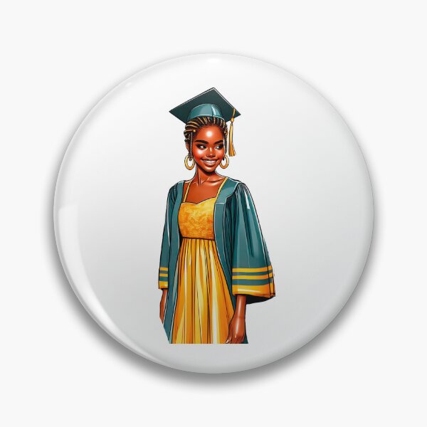 Item preview, Graduation College Black Girl, Graduating Girl, Highschool Graduate, College Senior, Black Girl Graduating. designed and sold by gabrielakrall.