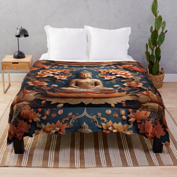 Item preview, Ancient Budhha with patel background designed and sold by Artkitokri.