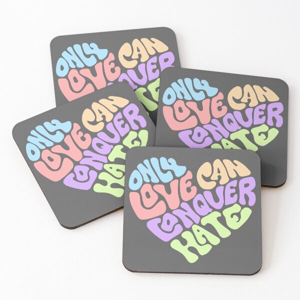 Item preview, Only Love Can Conquer Hate Word Art designed and sold by Unhinged Heather.