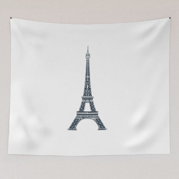 Item preview, Eiffel tower illustration designed and sold by FleurDesign.