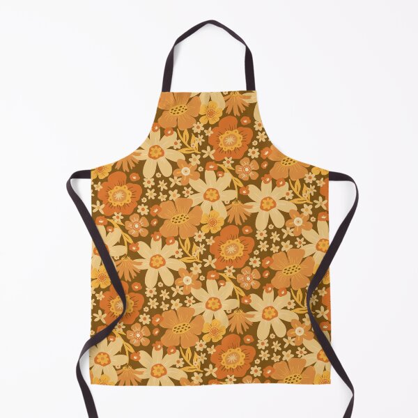 Item preview, Groovy 60s Floral Party - Bronze designed and sold by latheandquill.