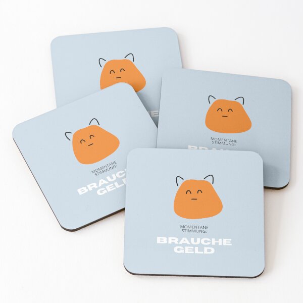 Item preview, Aktuelle Stimmung: brauche Geld | Charming Cat Illustration designed and sold by RM-Journey.