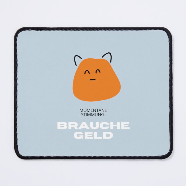 Item preview, Aktuelle Stimmung: brauche Geld | Charming Cat Illustration designed and sold by RM-Journey.