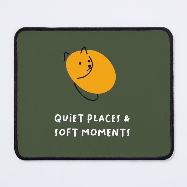 Item preview, Quiet places & soft moments | Charming Cat Illustration designed and sold by RM-Journey.