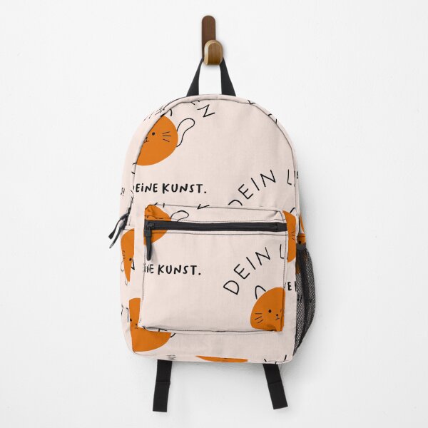 Item preview, Dein Leben ist deine Kunst | Charming Cat Illustration designed and sold by RM-Journey.