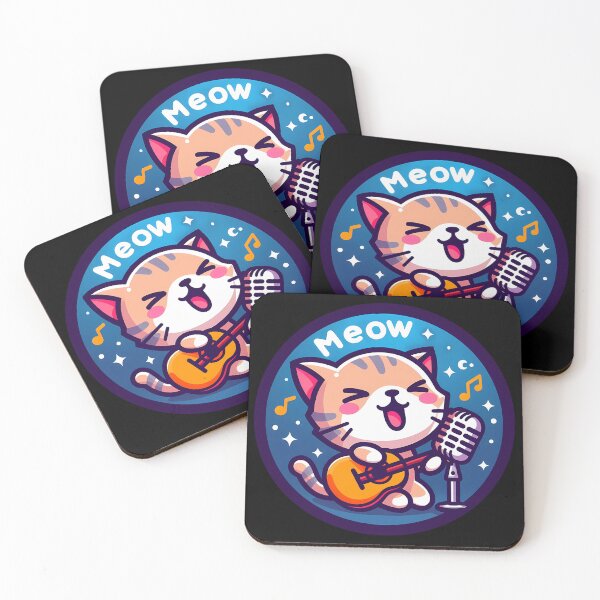 Item preview, The Singing Cat - High Resolution Illustration designed and sold by hello-ib.
