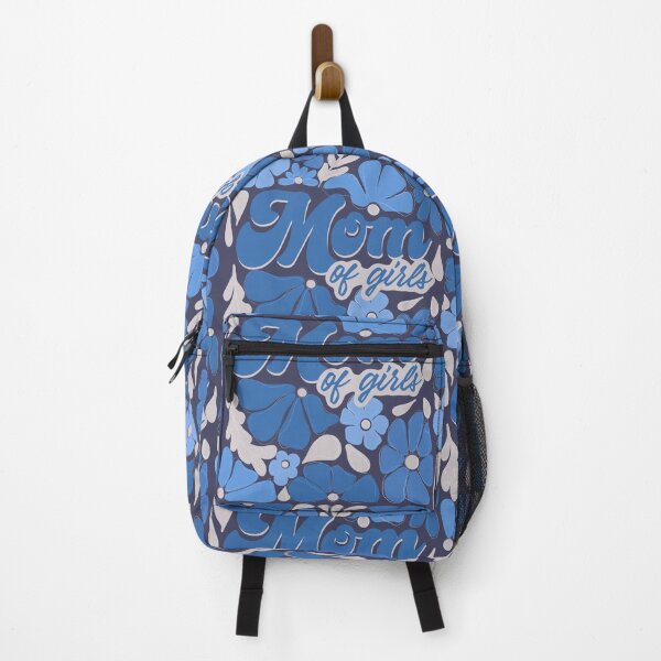 Artikelvorschau, Mama von Mädchen blaue Blume Illustration Vintage Retro entworfen und verkauft von Matoforma.