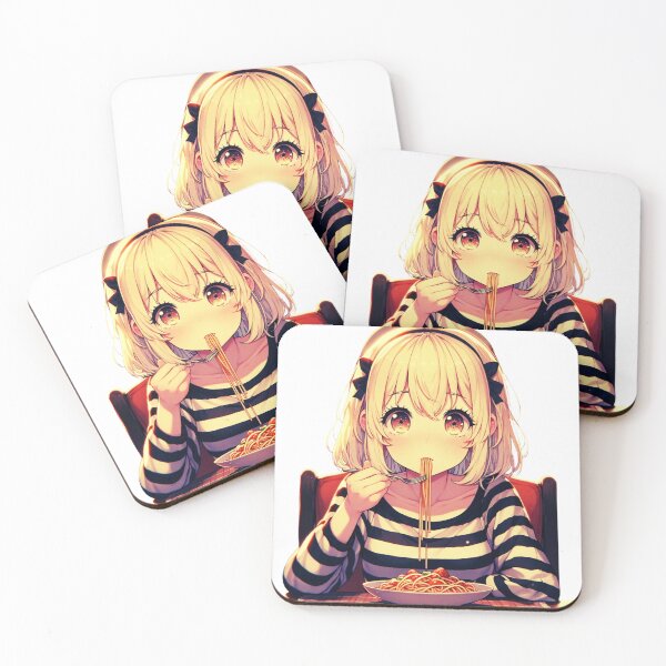 Item preview, Girl Eating Spaghetti  designed and sold by Bauerthreads.