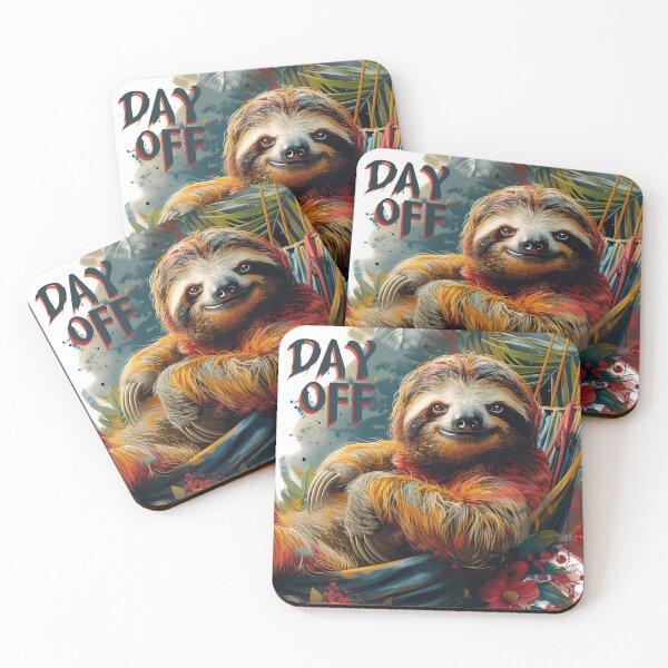 Item preview, Sloth on hid day off designed and sold by WebBoutique.