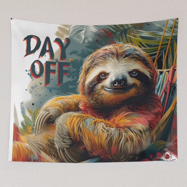 Item preview, Sloth on hid day off designed and sold by WebBoutique.