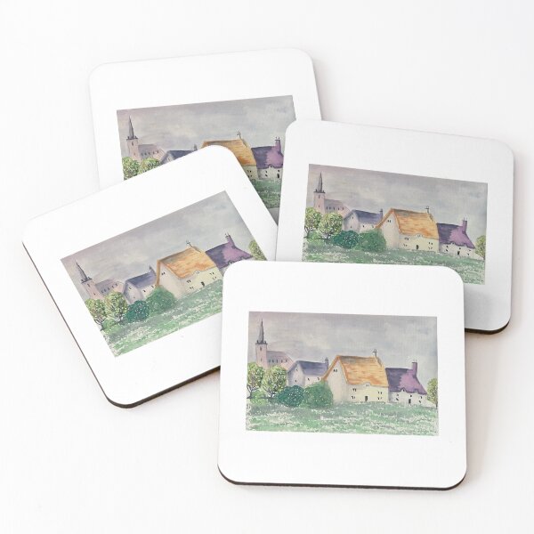Item preview, Quaint country village designed and sold by DoodlesArt62.