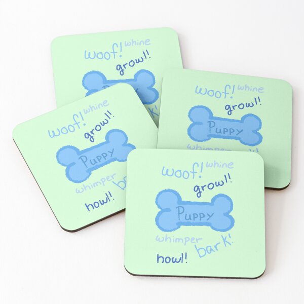 Item preview, Puppy Noises (Blue)  designed and sold by Cloud-Boy.