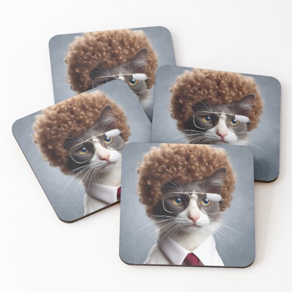 Item preview, Super cute cat with glasses designed and sold by Pawrizzma POD.