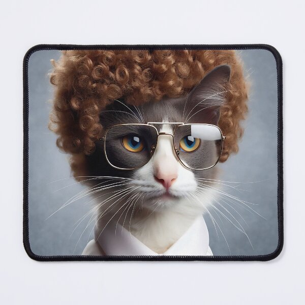 Item preview, Super cute cat with glasses designed and sold by Pawrizzma POD.