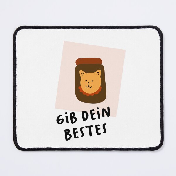 Item preview, Gib dein Bestes | Cheerful Pet Essential Illustration designed and sold by RM-Journey.