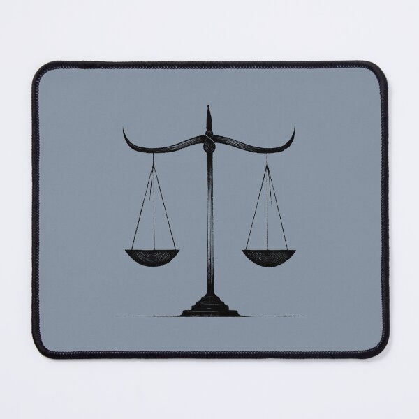 Item preview, Horns of Justice: Balancing the Scales, Legal Gift, Lawyer Gift designed and sold by HolyHuesGallery.