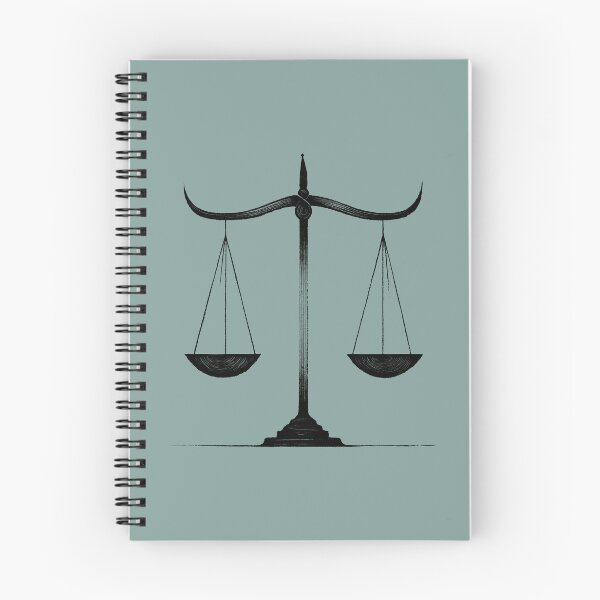 Item preview, Horns of Justice: Balancing the Scales, Legal Gift, Lawyer Gift designed and sold by HolyHuesGallery.