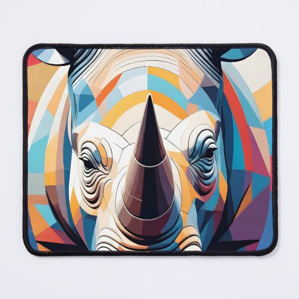 Item preview, Colorful Rhino Art designed and sold by WildlifeInc.