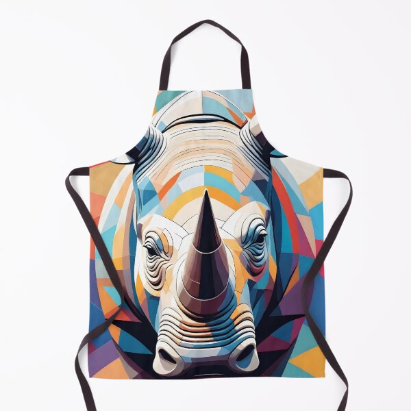 Item preview, Colorful Rhino Art designed and sold by WildlifeInc.