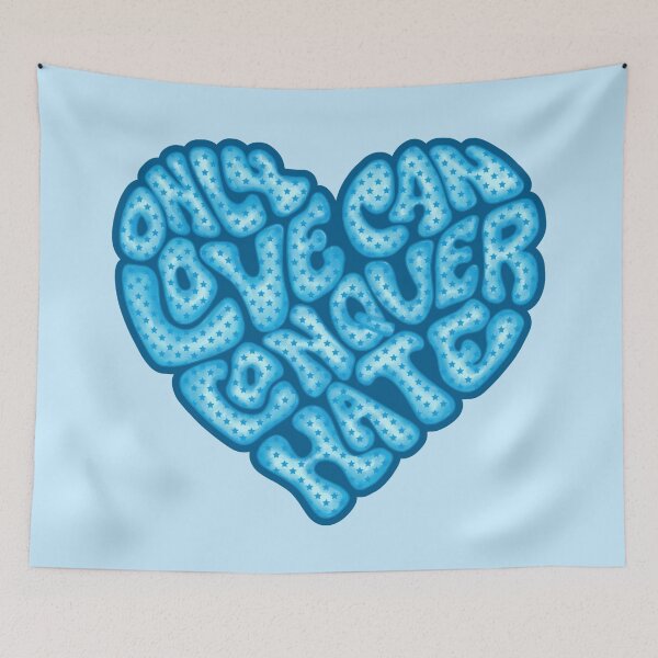 Item preview, Only Love Can Conquer Hate Word Art designed and sold by Unhinged Heather.