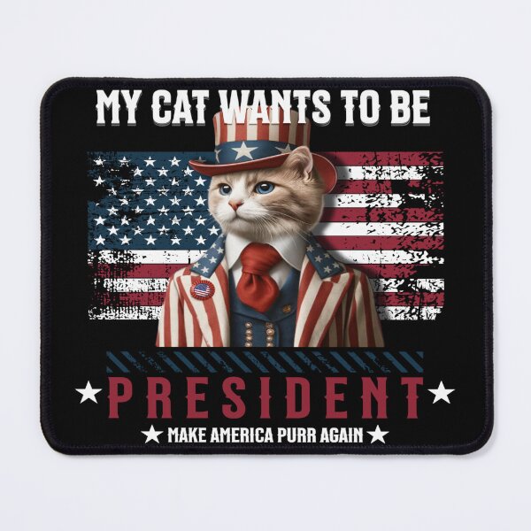 Item preview, Pawsidential Candidate – Whiskers in the White House designed and sold by gleefulme.