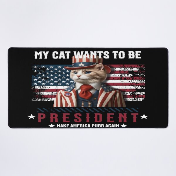 Item preview, Pawsidential Candidate – Whiskers in the White House designed and sold by gleefulme.