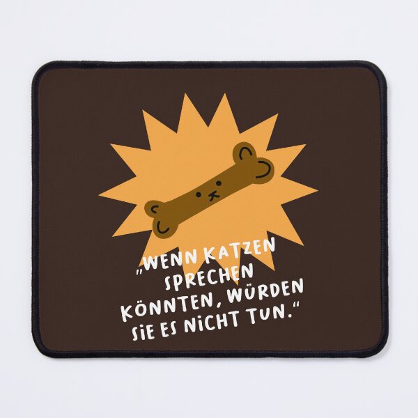 Item preview, Wenn Katzen sprechen könnten, würden sie es nicht tun | Cheerful Pet Essential Illustration designed and sold by RM-Journey.