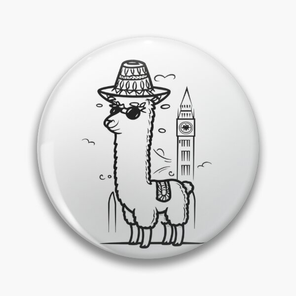 Item preview, Peruvian llama lost in London designed and sold by ZMaria.