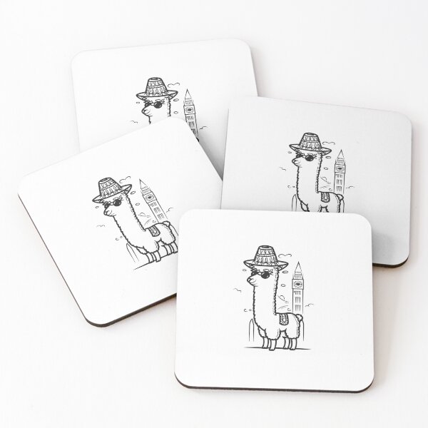 Item preview, Peruvian llama lost in London designed and sold by ZMaria.