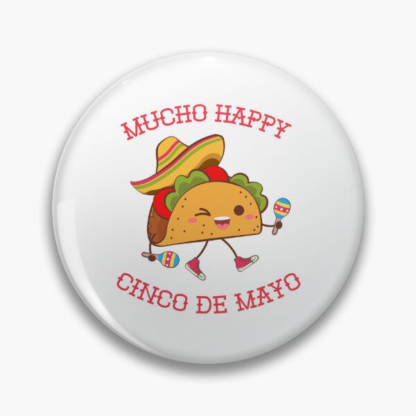 Item preview, Mucho Happy Cinco de Mayo - Happy Taco with Maraccas designed and sold by WigOutlet.