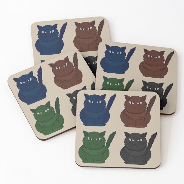 Item preview, Tomeo's four cats designed and sold by Cherevan.