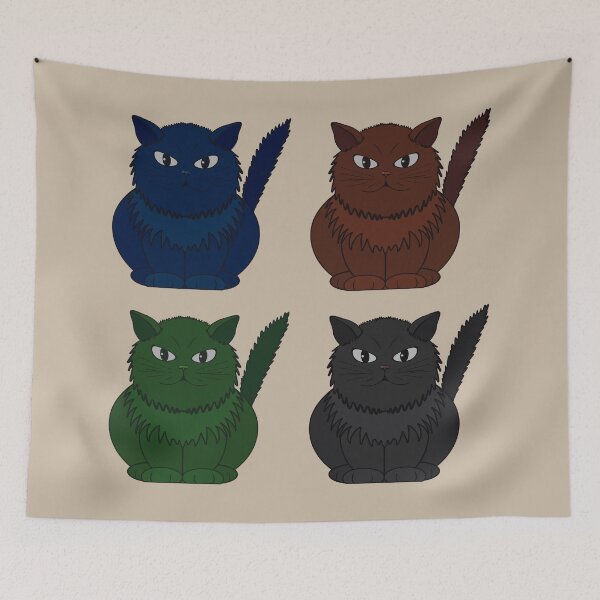 Item preview, Tomeo's four cats designed and sold by Cherevan.