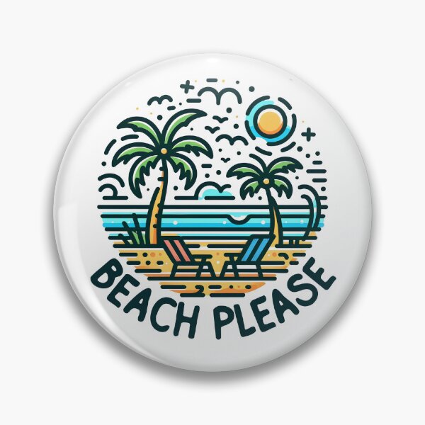 Item preview, beach please, beach puns, gift for beach lover designed and sold by Kondi-Art.