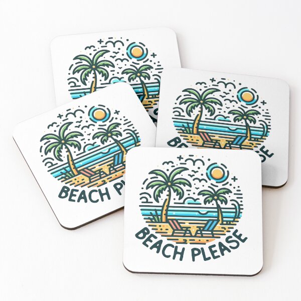 Item preview, beach please, beach puns, gift for beach lover designed and sold by Kondi-Art.