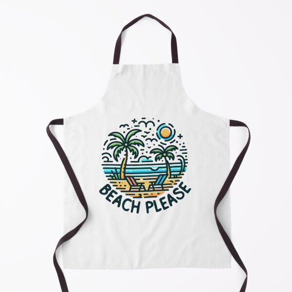 Item preview, beach please, beach puns, gift for beach lover designed and sold by Kondi-Art.