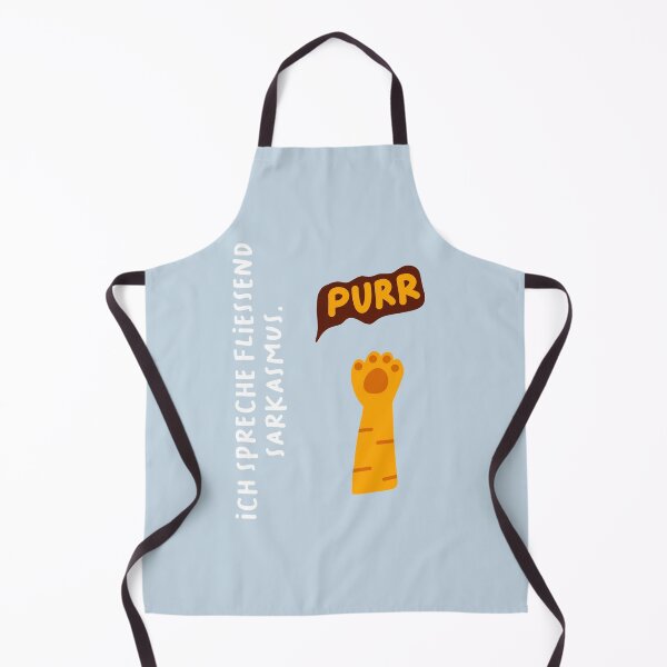Item preview, Ich spreche fließend Sarkasmus | Paw and ‘PURR’ Text Illustration designed and sold by RM-Journey.
